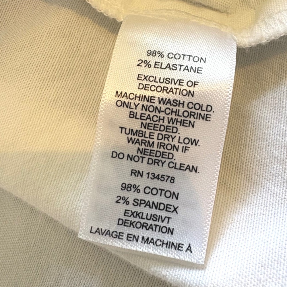 Vineyard Vines Womens White Long Sleeve Button Down Whale Logo Shirt Size 2 - Picture 5 of 5